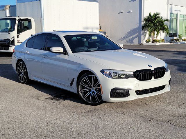 Alpine White 2019 BMW 5 Series Sedan Rear-Wheel Drive 8-Speed Automatic
