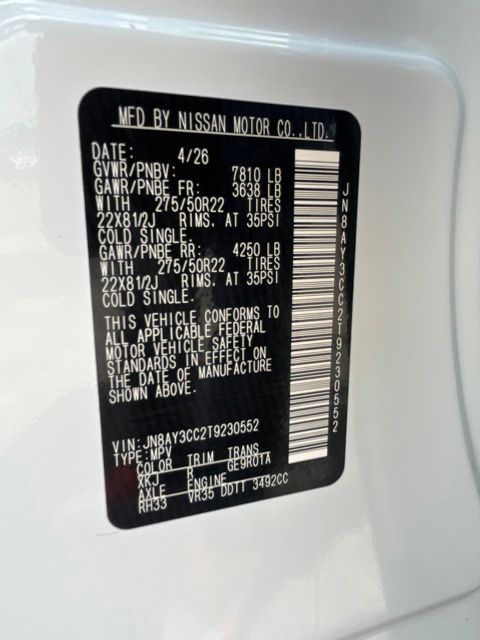 New 2026 Nissan Armada SUV