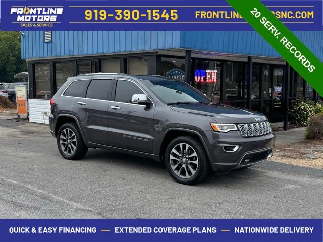 Gray (Granite Crystal Metallic Clearcoat) 2018 Jeep Grand Cherokee Overland SUV / Crossover 4X2 8-Speed Automatic