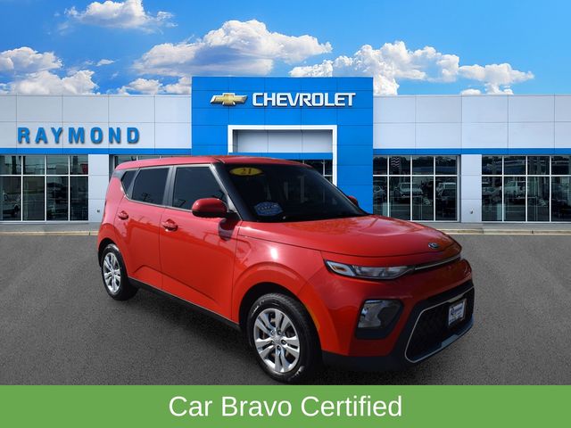 Inferno Red 2021 Kia Soul SUV / Crossover Front-Wheel Drive Continuously Variable Transmission