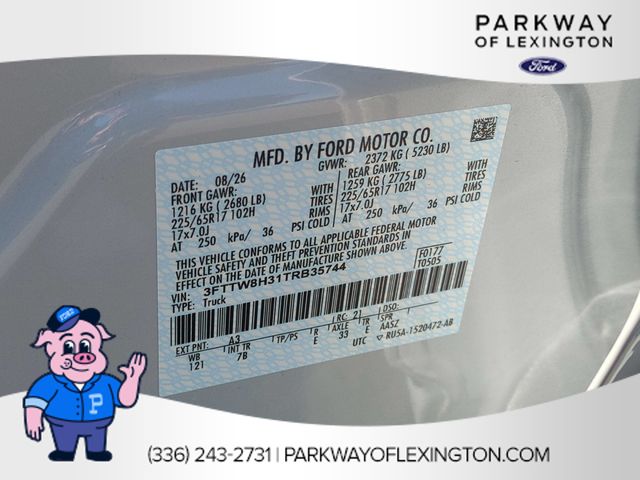 New 2026 White Ford XLT image 34