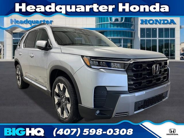 Silver 2026 Honda Pilot Elite AWD SUV / Crossover All-Wheel Drive Automatic