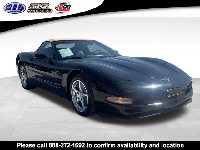 Onyx Black 2001 Chevrolet Corvette Convertible RWD Convertible Rear-Wheel Drive 4-Speed Automatic Overdrive