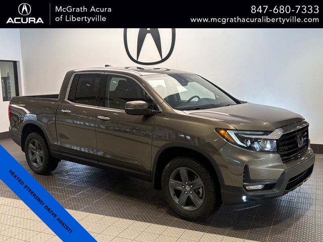 Pacific Pewter Metallic 2022 Honda Ridgeline RTL-E AWD Pickup Truck All-Wheel Drive 9-Speed Automatic