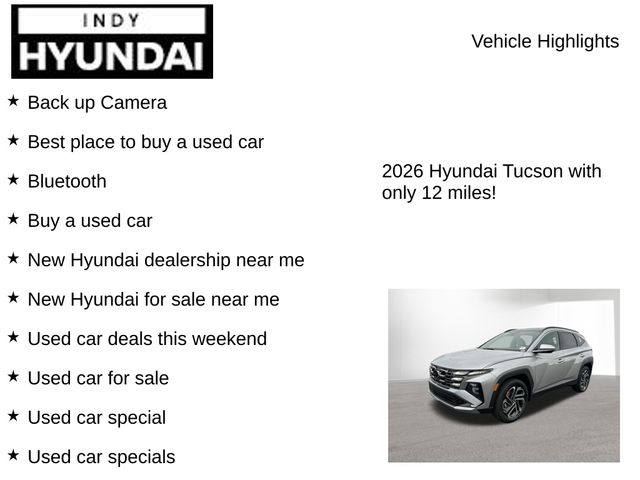 New 2026 Hyundai Tucson Hybrid For Sale in Indianapolis, IN