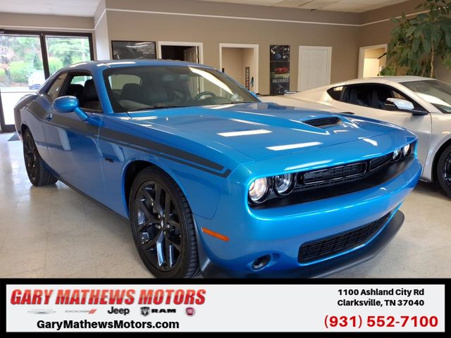 Blue Pearl 2023 Dodge Challenger Coupe Rear-Wheel Drive 8-Speed Automatic