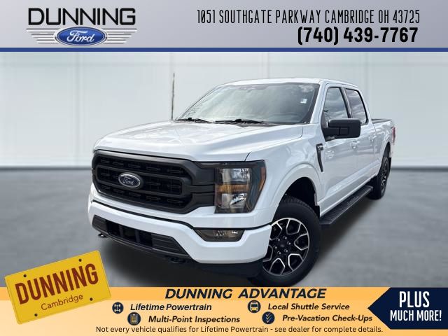 Oxford White 2023 Ford F-150 XLT SuperCrew 4WD Pickup Truck Four-Wheel Drive Automatic
