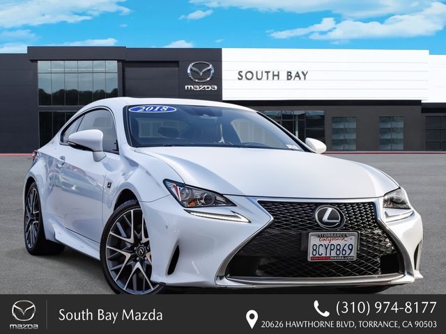Ultra White 2018 Lexus RC 300 RWD Coupe Rear-Wheel Drive 8-Speed Automatic