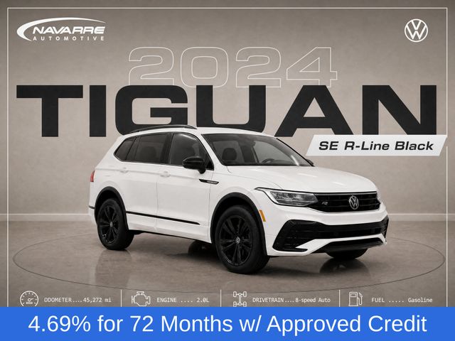 White 2024 Volkswagen Tiguan SUV / Crossover Front-Wheel Drive 8-Speed Automatic