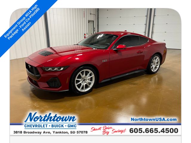 Red Metallic 2024 Ford Mustang GT Premium Fastback RWD Coupe Rear-Wheel Drive Automatic