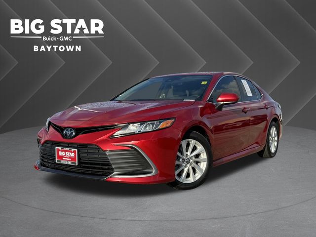 2024 Toyota Camry LE Red at Bayway Cadillac of The Woodlands