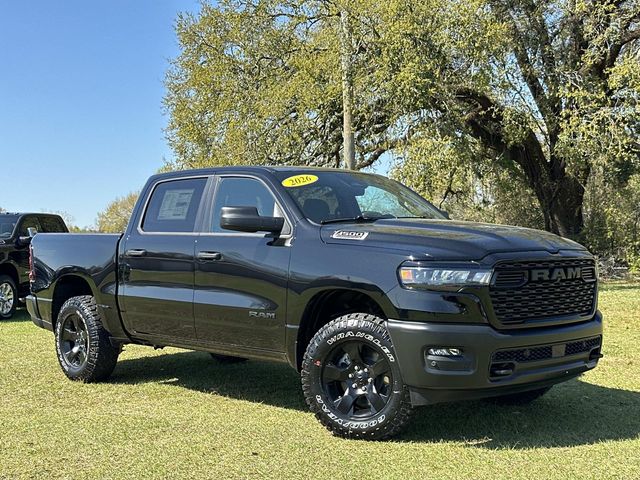 Diamond Black Crystal Pearlcoat 2026 RAM 1500 Warlock Crew Cab 4WD Pickup Truck Four-Wheel Drive 8-Speed Automatic