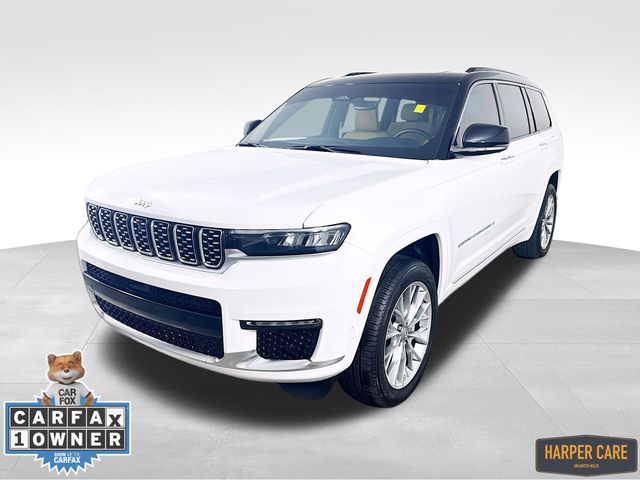 Bright White Clearcoat 2025 Jeep Grand Cherokee L Summit 4WD SUV / Crossover Four-Wheel Drive 8-Speed Automatic