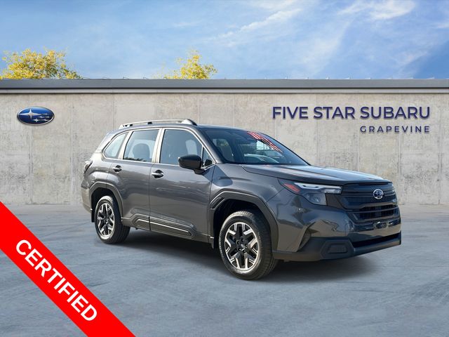 Magnetite Gray Metallic 2025 Subaru Forester SUV / Crossover All-Wheel Drive Continuously Variable Transmission