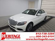 Polar White 2015 Mercedes-Benz C-Class Sedan All-Wheel Drive 7-Speed Automatic