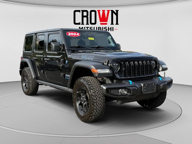 Black Clearcoat 2024 Jeep Wrangler 4xe SUV / Crossover Four-Wheel Drive 8-Speed Automatic