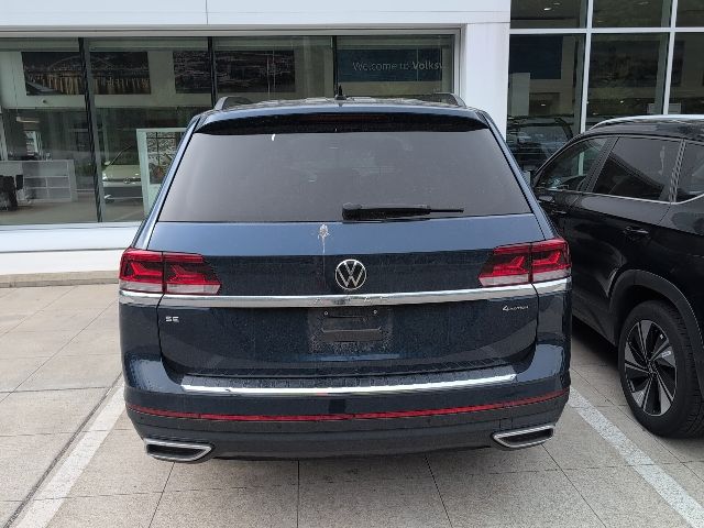 2023 Volkswagen Atlas 2.0T SE w/Technology Blue at Subaru and VW of Moon Township