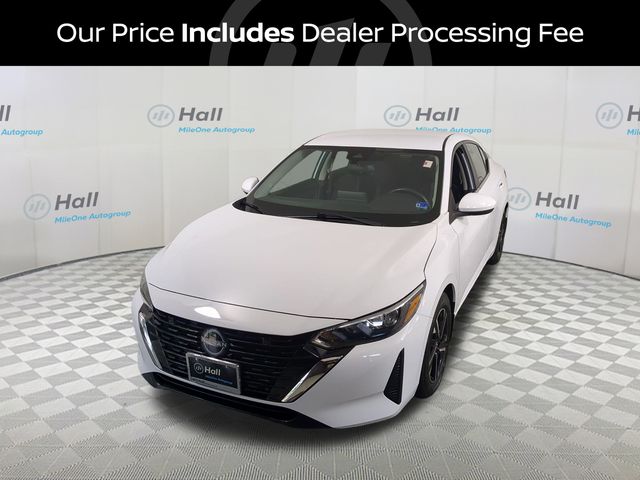 White (Fresh Powder) 2024 Nissan Sentra Sedan Front-Wheel Drive Continuously Variable Transmission