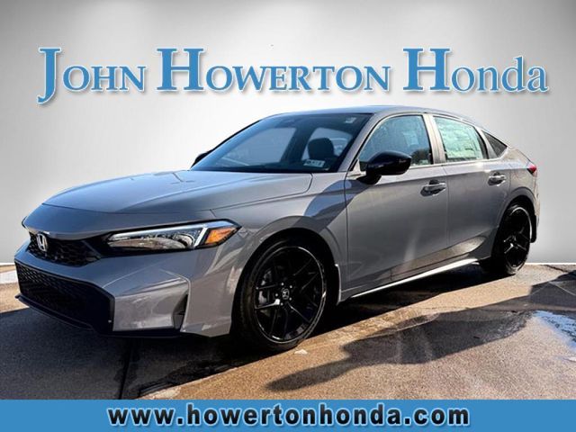 Urban Gray 2026 Honda Civic Hatchback Hatchback Front-Wheel Drive Continuously Variable Transmission