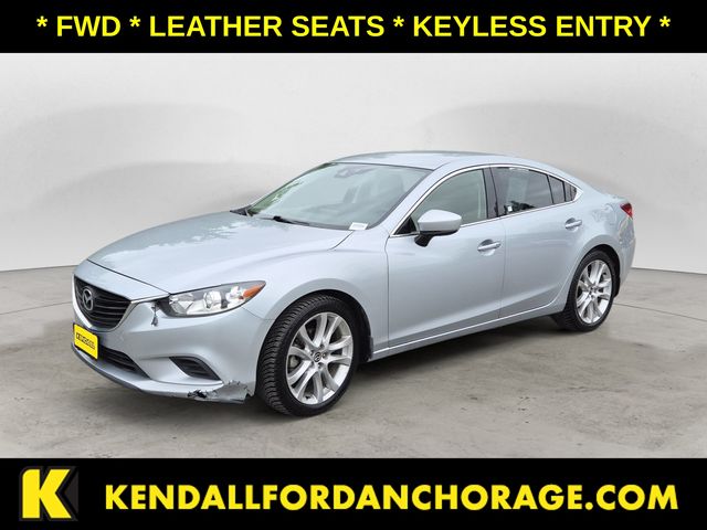 Sonic Silver Metallic 2017 Mazda MAZDA6 Sedan Front-Wheel Drive 6-Speed Automatic