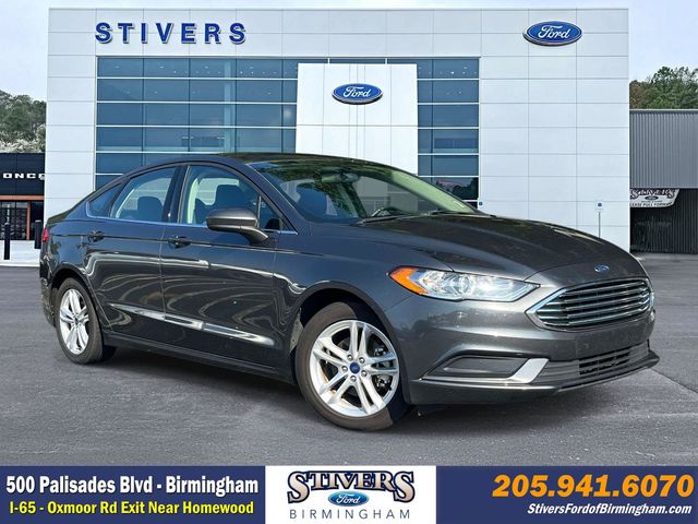 Gray (Magnetic) 2018 Ford Fusion Sedan Front-Wheel Drive 6-Speed Automatic