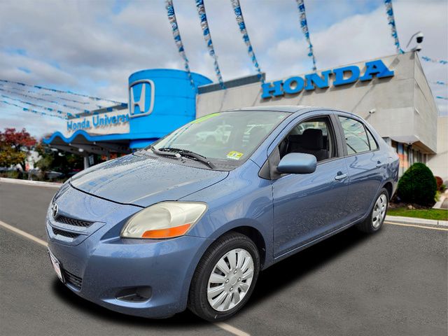 Pacific Blue Metallic 2007 Toyota Yaris Sedan Front-Wheel Drive 5-Speed Manual