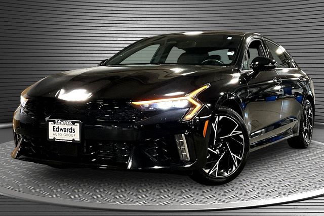 Aurora Black Pearl 2025 Kia K5 Sedan Front-Wheel Drive 8-Speed Automatic