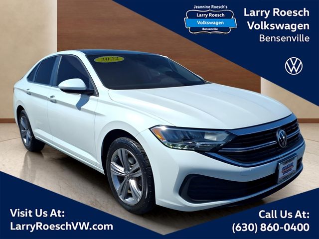 Pure White 2022 Volkswagen Jetta Sedan Front-Wheel Drive 8-Speed Automatic
