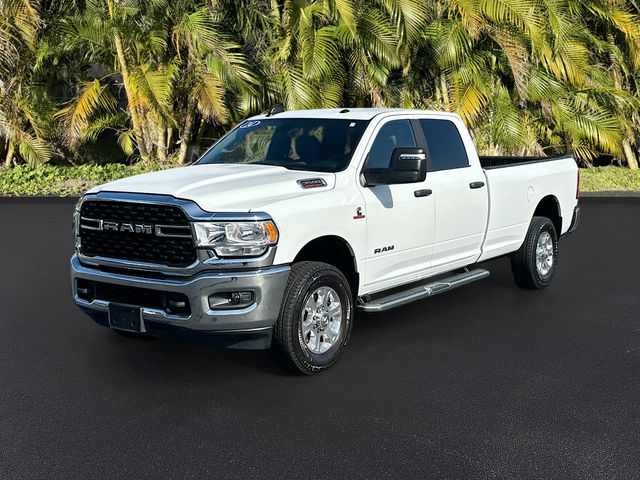 Bright White Clearcoat 2024 RAM 3500 Big Horn Crew Cab LB 4WD Pickup Truck Four-Wheel Drive 6-Speed Automatic