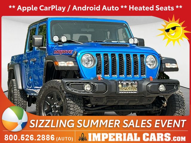 Hydro Blue Pearlcoat 2021 Jeep Gladiator Pickup Truck Four-Wheel Drive 6-Speed Manual