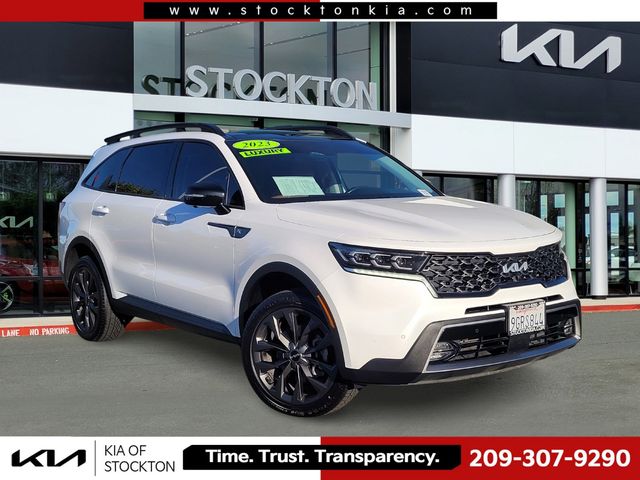 Glacial White Pearl 2023 Kia Sorento SUV / Crossover All-Wheel Drive 8-Speed Dual Clutch