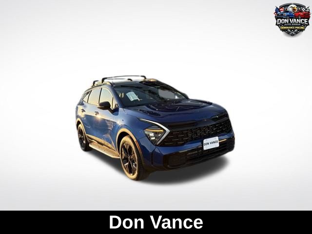 Sapphire Blue 2025 Kia Sportage X-Line AWD SUV / Crossover All-Wheel Drive 8-Speed Automatic