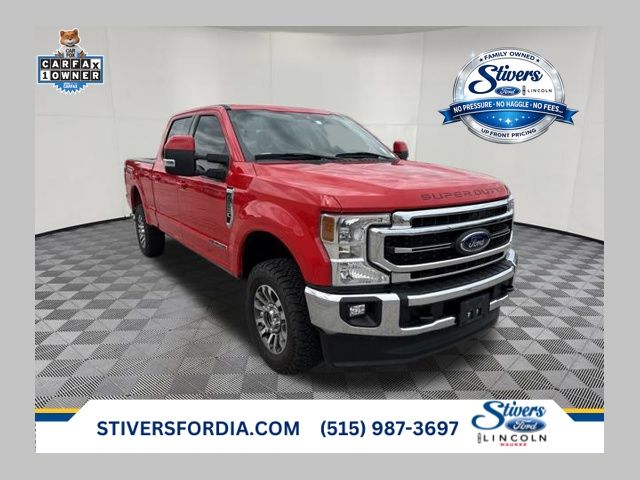 Race Red 2022 Ford F-250 Super Duty Pickup Truck Four-Wheel Drive Automatic
