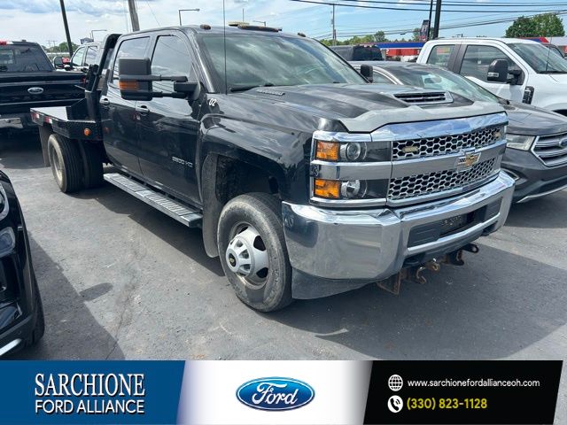 Black 2019 Chevrolet Silverado 3500HD Work Truck Crew Cab 4WD Pickup Truck Four-Wheel Drive 6-Speed Automatic