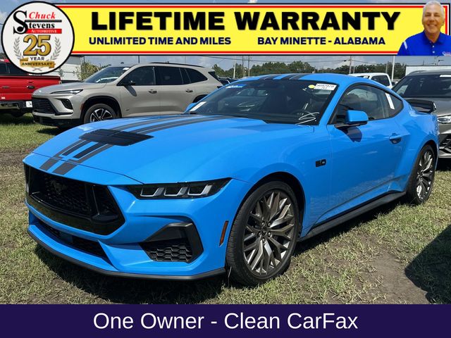 Grabber Blue Metallic 2024 Ford Mustang Coupe Rear-Wheel Drive 10-Speed Automatic