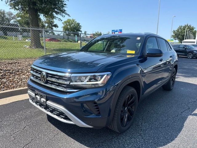 Tourmaline Blue Metallic 2023 Volkswagen Atlas Cross Sport SUV / Crossover All-Wheel Drive 8-Speed Automatic