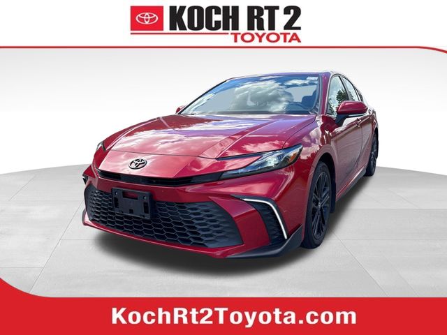 Supersonic Red 2025 Toyota Camry Sedan All-Wheel Drive Continuously Variable Transmission