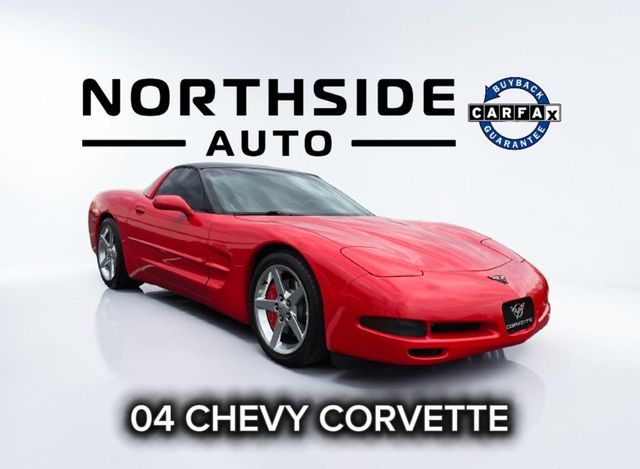 Torch Red 2004 Chevrolet Corvette Coupe RWD Coupe Rear-Wheel Drive 4-Speed Automatic Overdrive