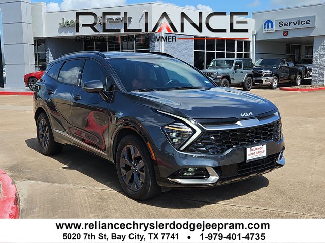 Gravity Gray 2024 Kia Sportage Hybrid SUV / Crossover All-Wheel Drive 6-Speed Automatic