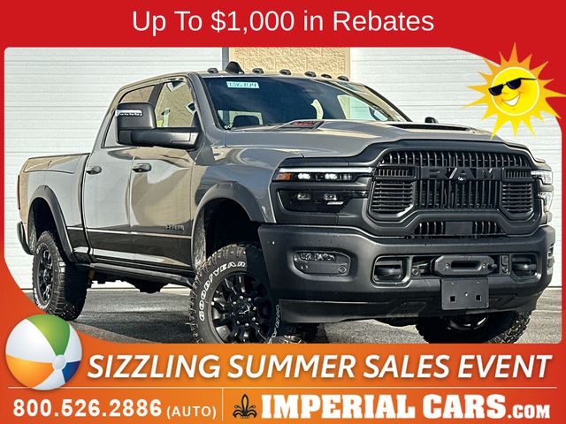 Ceramic Gray Clearcoat 2026 RAM 2500 Power Wagon Crew Cab 4WD Pickup Truck Four-Wheel Drive 8-Speed Automatic