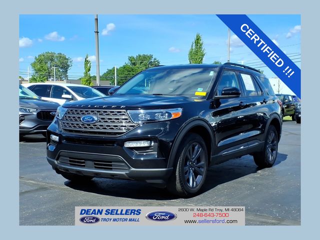 Black Metallic 2024 Ford Explorer SUV / Crossover All-Wheel Drive Automatic