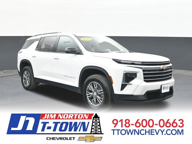 Summit White 2025 Chevrolet Traverse SUV / Crossover Four-Wheel Drive 8-Speed Automatic