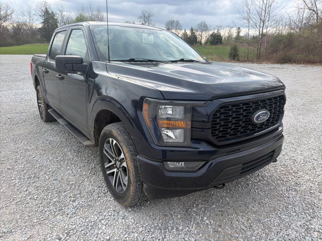 Antimatter Blue Metallic 2023 Ford F-150 XL SuperCrew 4WD Pickup Truck Four-Wheel Drive Automatic
