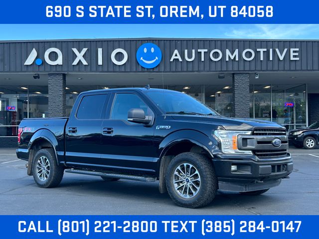 Black 2018 Ford F-150 Pickup Truck Four-Wheel Drive Automatic