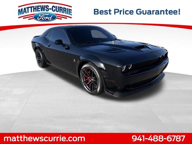 Pitch Black Clearcoat 2021 Dodge Challenger R/T Scat Pack Widebody RWD Coupe Rear-Wheel Drive 8-Speed Automatic