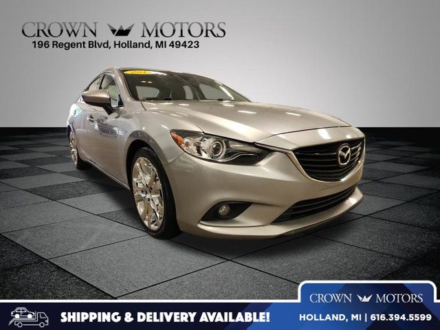 Liquid Silver Metallic 2014 Mazda MAZDA6 i Grand Touring Sedan Front-Wheel Drive 6-Speed Automatic