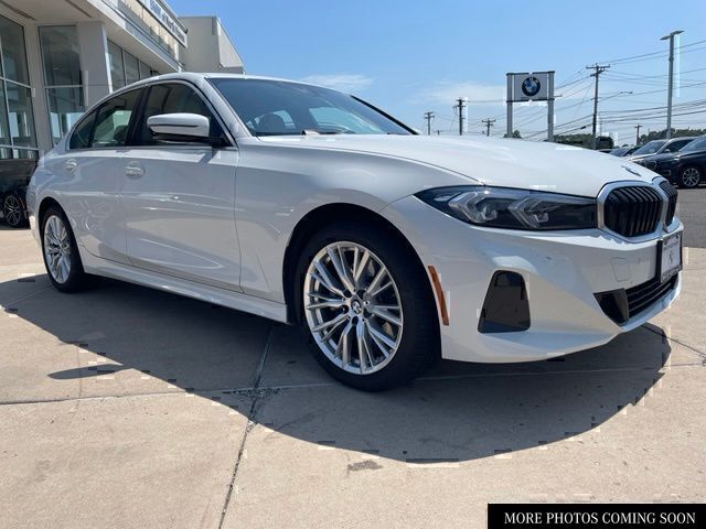 Alpine White 2024 BMW 3 Series Sedan All-Wheel Drive 8-Speed Automatic