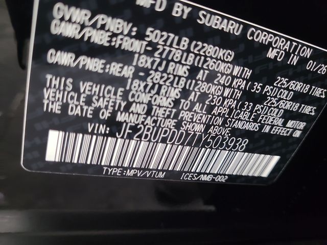 2026 – Subaru – Outback