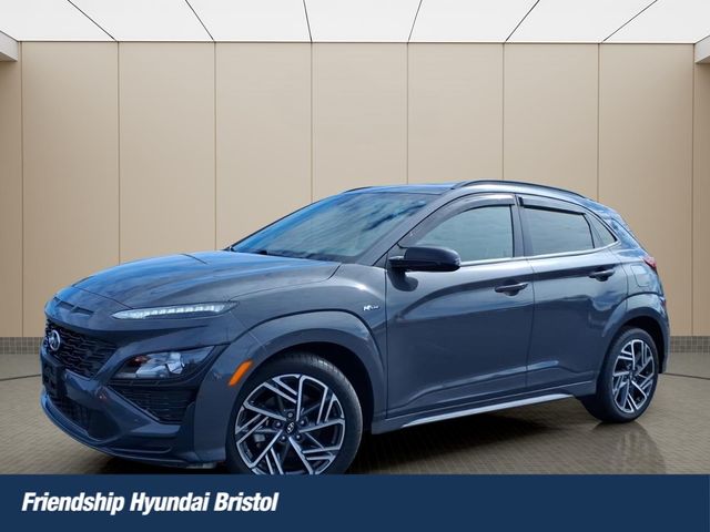 Ecotronic Gray 2023 Hyundai Kona N Line FWD SUV / Crossover Front-Wheel Drive Automatic