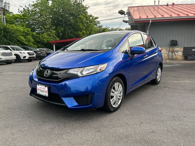 Aegean Blue Metallic 2017 Honda Fit Hatchback Front-Wheel Drive Continuously Variable Transmission